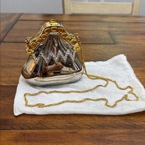 Gold and Silver Women's Evening Bag